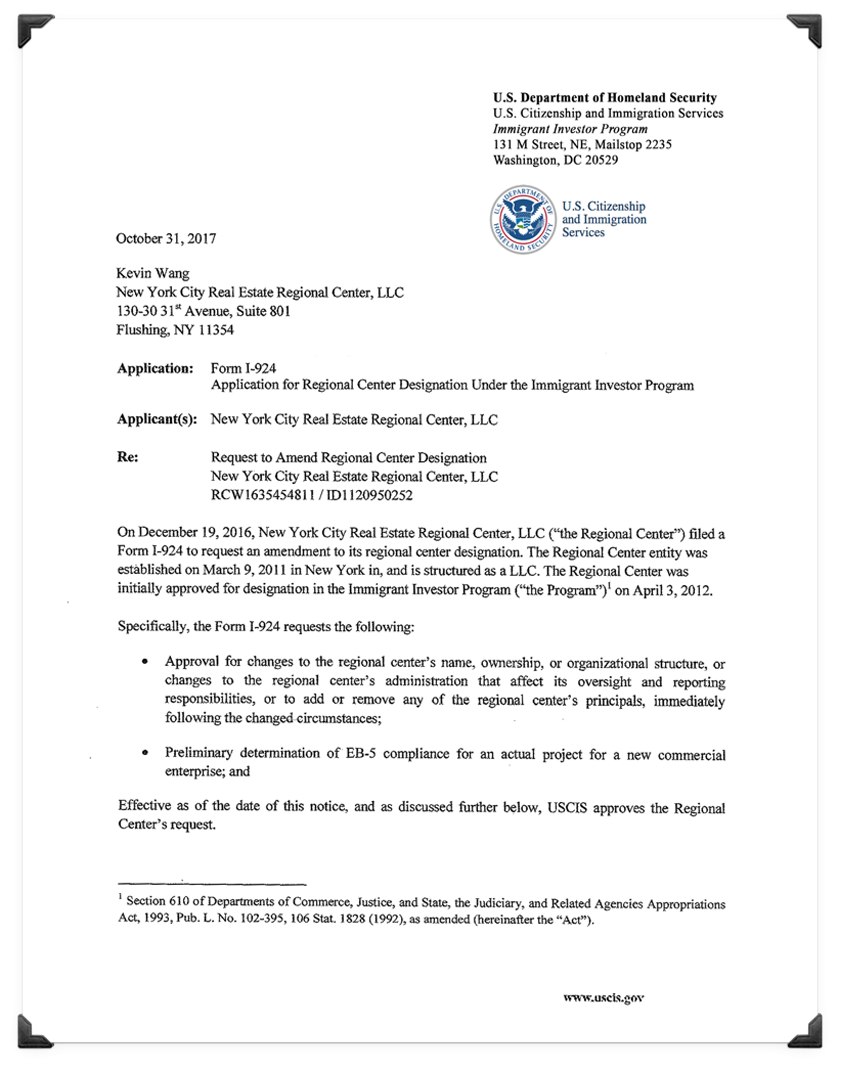sample cover letter to uscis